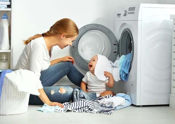 Thấy hàng xóm giặt quần áo nhưng không sạch