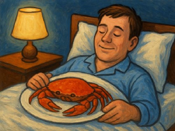 Nằm mơ thấy ăn cua là điềm gì?