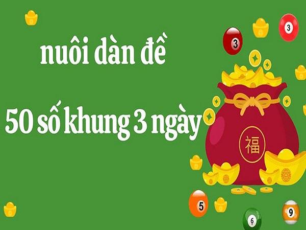 Những lưu ý quan trọng khi nuôi dàn 50 số khung 3 ngày