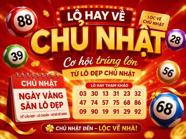 Mức độ uy tín của lô hay về chủ nhật hàng tuần